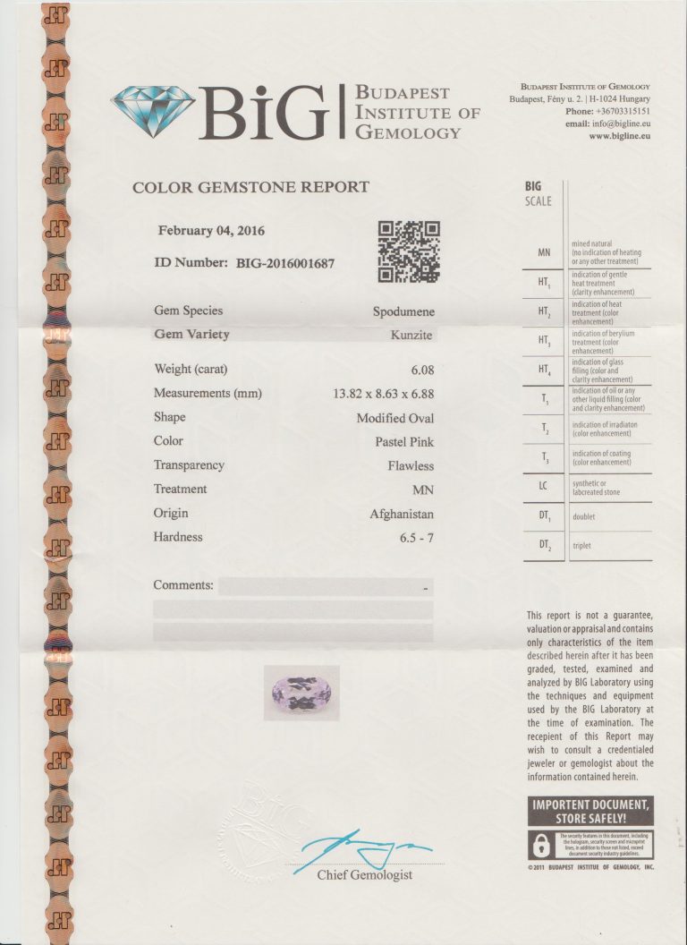 Lot De 2 Kunzites Brutes Naturelles Du Brésil - 2 Carats, Certificat GGL, Qualité Gemme