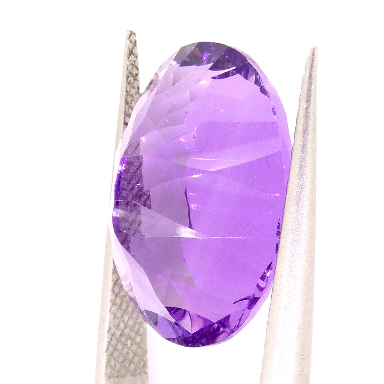 Pierre Amétrine Brute Du Brésil - Taille Ovale, 22,65 Carats - Naturelle, Sans Traitement - Parfaite Pour Collection