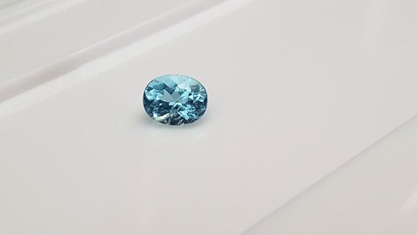 Bague cocktail en aigue-marine 17,09 carats et diamants En vente sur