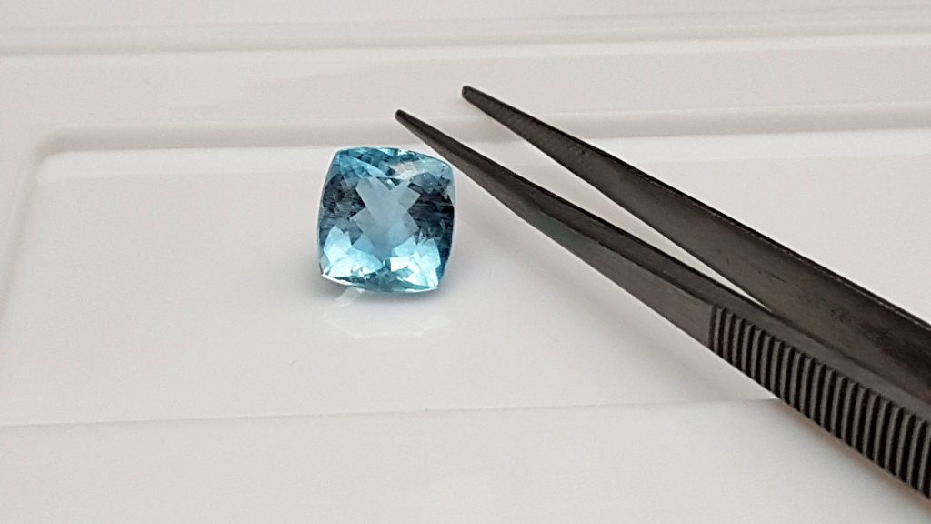 Aigue-marine Naturelle Du Brésil 1,14 Carats - Taille Ovale - Qualité Gemme (sans Traitement)