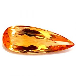 PTP-111 - Jolie TOPAZE Rouge du Brésil 22 mm IF, taillée en coussin ovale de 22x18.5x9 mm - 35 carats 7 gr