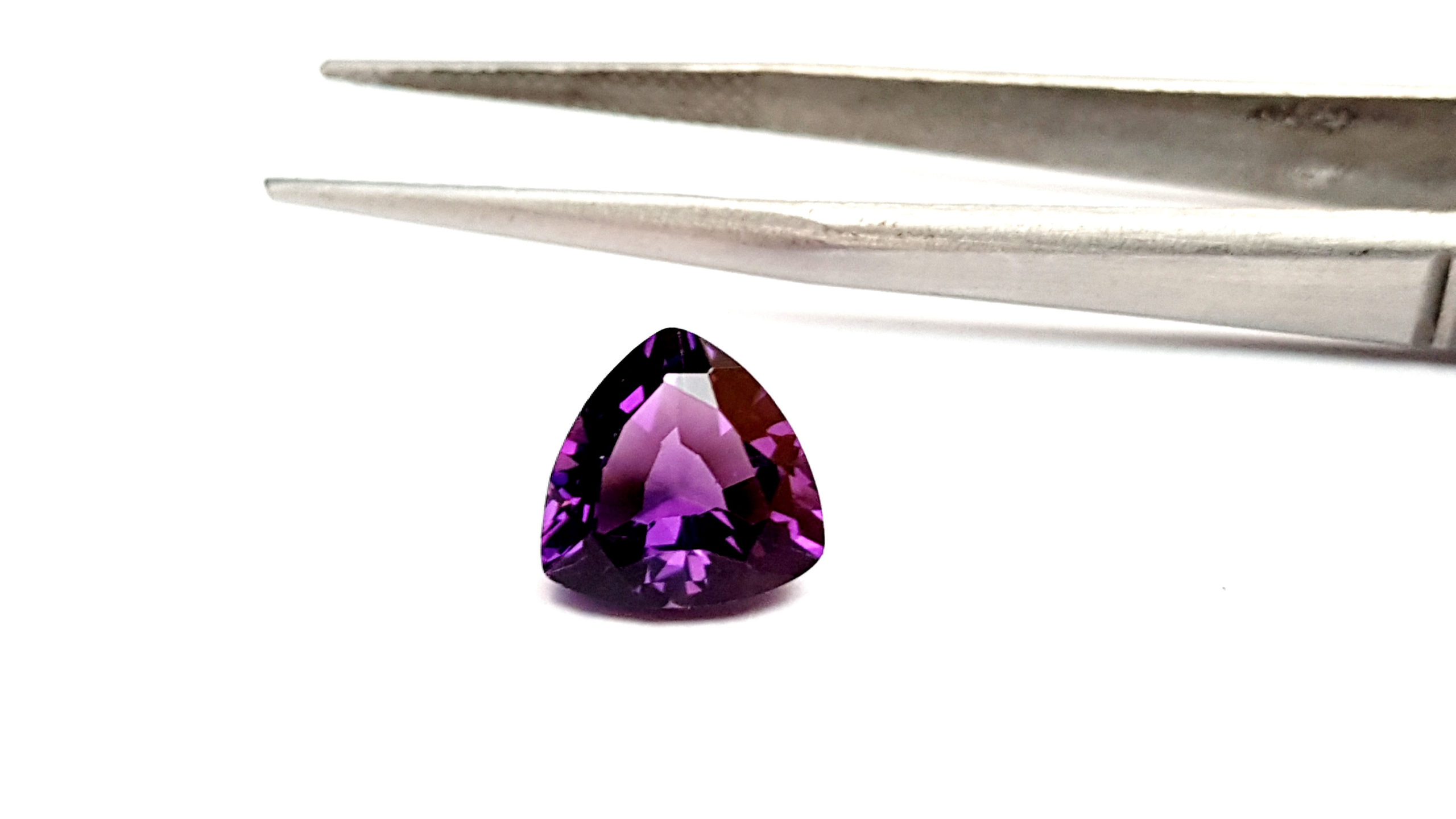 Pierre Amétrine Naturelle Du Brésil - 10,74 Carats - Taille Ovale Excellente - Transparente Sans Inclusions Visibles