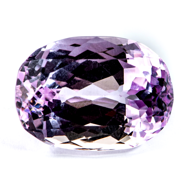 Kunzite Naturelle D’Afghanistan - 7,55 Carats, Taille émeraude, Certificat AGI, Neuf Avec étiquettes